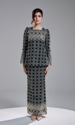 ESHANA KURUNG - DARK GREEN
