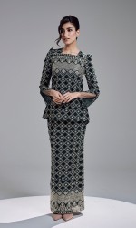 ESHANA KURUNG - DARK GREEN