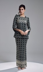 ESHANA KURUNG - DARK GREEN