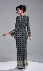 ESHANA KURUNG - DARK GREEN