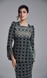 ESHANA KURUNG - DARK GREEN