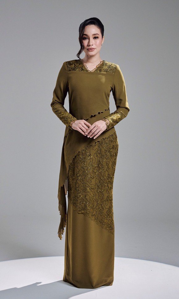 KAREETA DRESS - OLIVE KAREETA DRESS - OLIVE