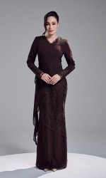 KAREETA DRESS - MAHOGANY