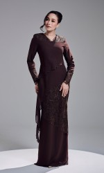 KAREETA DRESS - MAHOGANY
