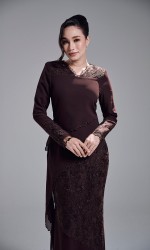 KAREETA DRESS - MAHOGANY