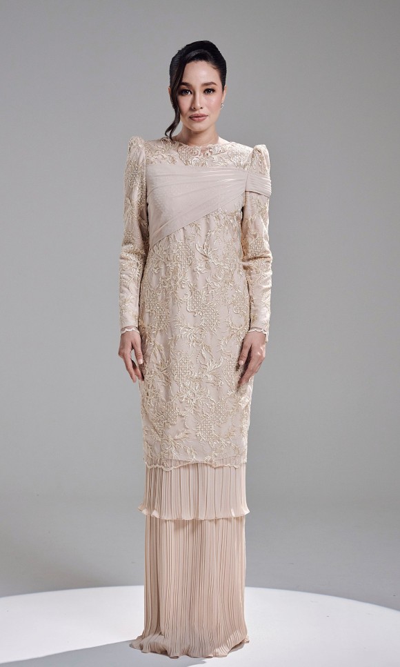 ROZELLE DRESS - CHAMPAGNE