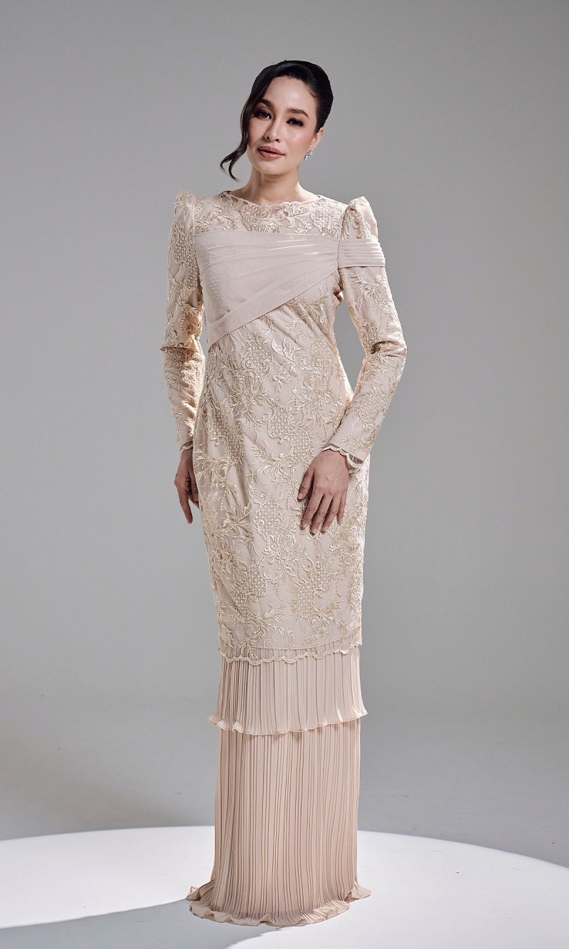 ROZELLE DRESS - CHAMPAGNE