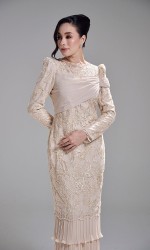 ROZELLE DRESS - CHAMPAGNE