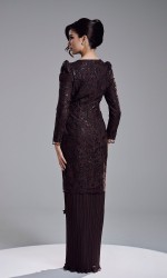 ROZELLE DRESS - MAHOGANY