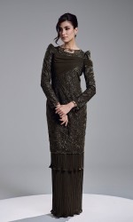 ROZELLE DRESS - DARK OLIVE