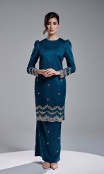 RISHANA KURUNG - TEAL BLUE
