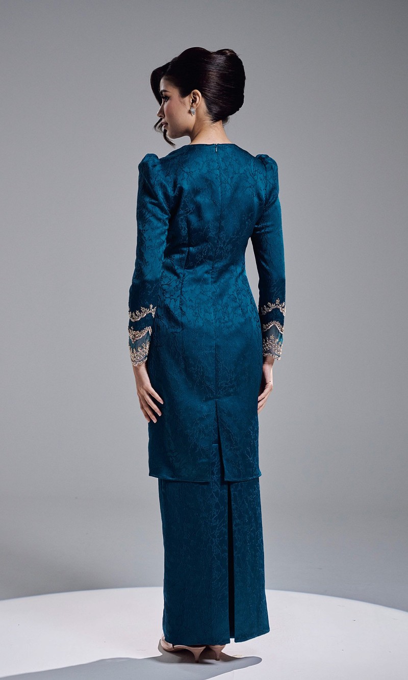 RISHANA KURUNG - TEAL BLUE