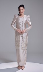 HAATIYA KURUNG - CHAMPAGNE