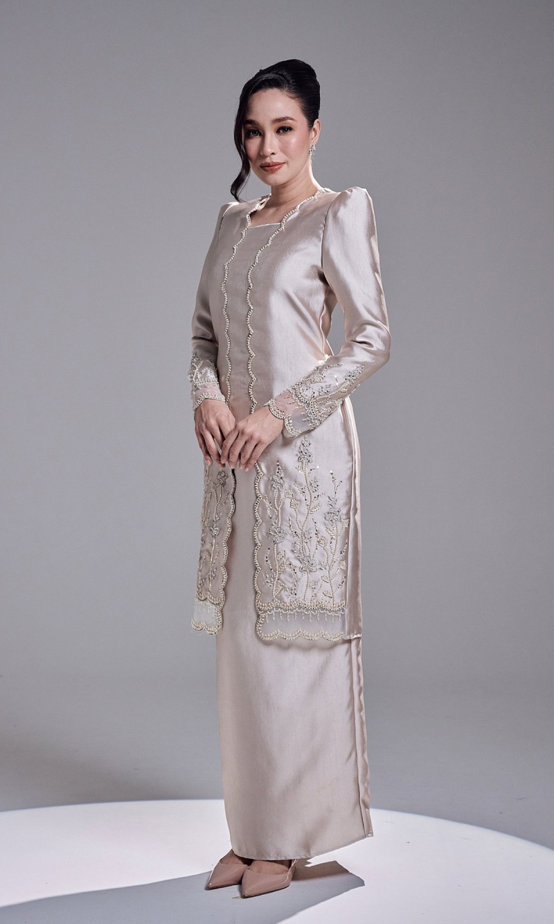 HAATIYA KURUNG - CHAMPAGNE