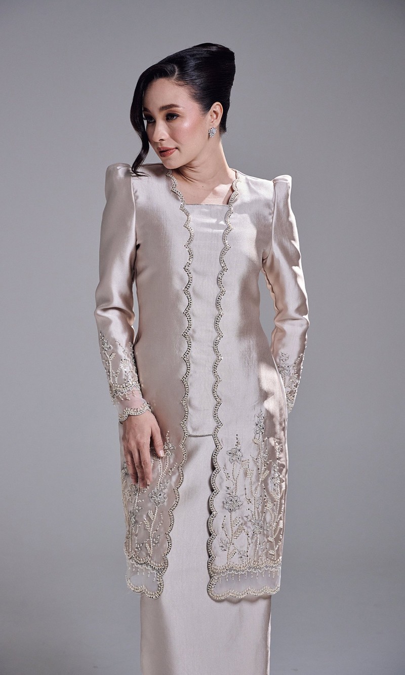 HAATIYA KURUNG - CHAMPAGNE