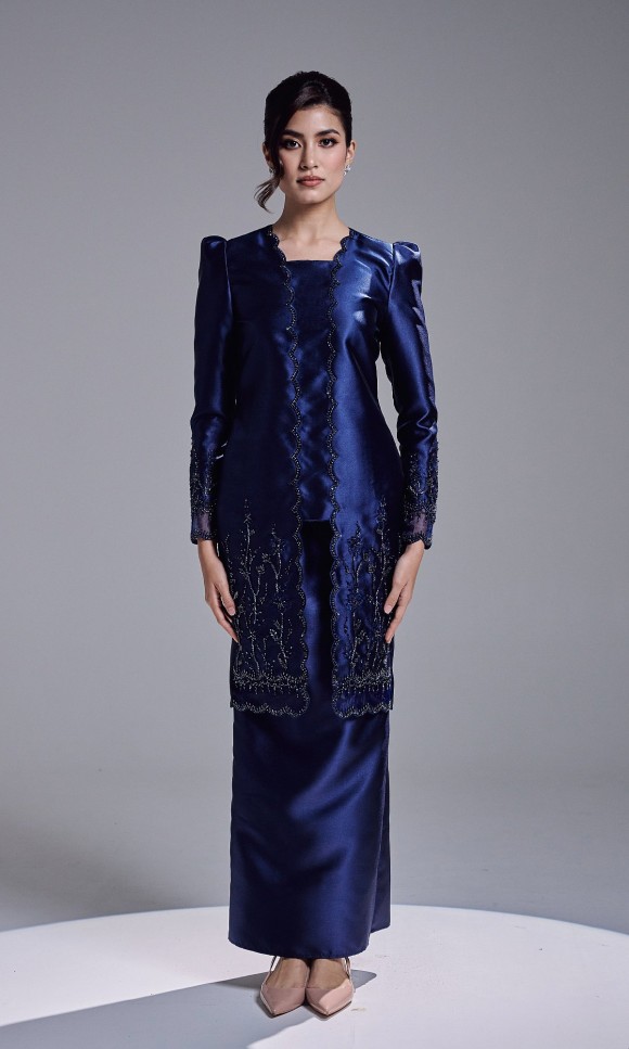 HAATIYA KURUNG - NAVY HAATIYA KURUNG - NAVY