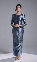 HAATIYA KURUNG - ASH BLUE