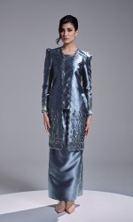 HAATIYA KURUNG - ASH BLUE