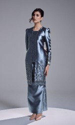 HAATIYA KURUNG - ASH BLUE