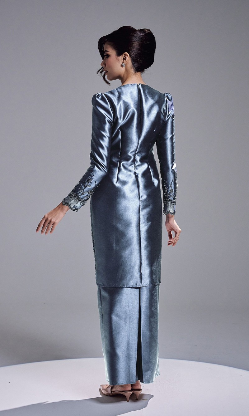 HAATIYA KURUNG - ASH BLUE