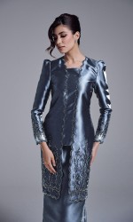 HAATIYA KURUNG - ASH BLUE