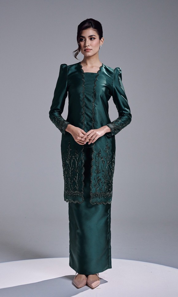 HAATIYA KURUNG - DARK EMERALD