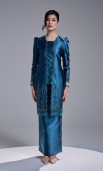 HAATIYA KURUNG - TEAL BLUE