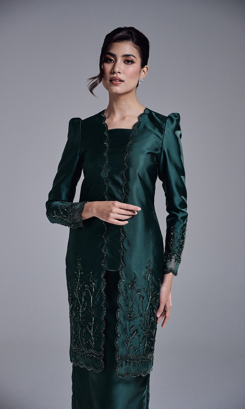 HAATIYA KURUNG - DARK EMERALD