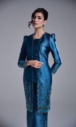 HAATIYA KURUNG - TEAL BLUE