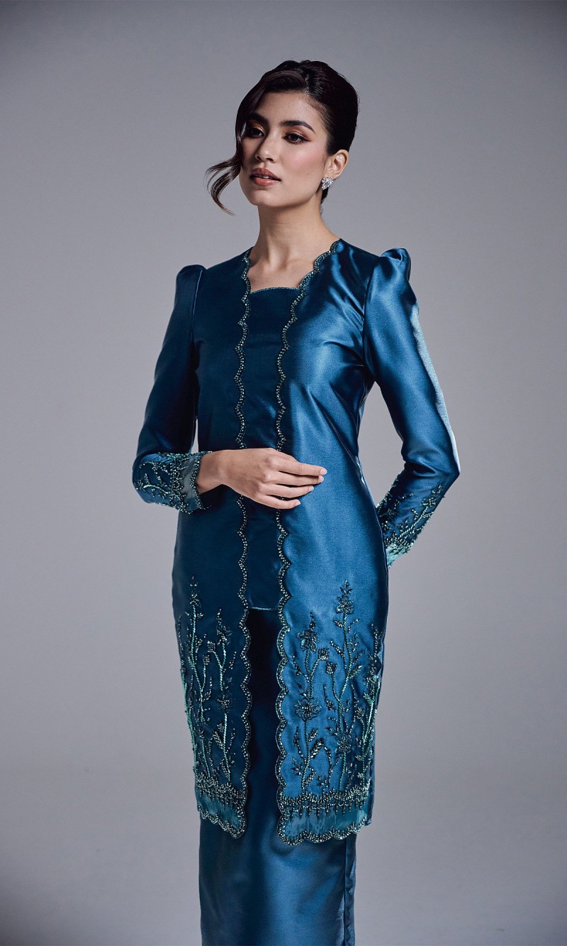 HAATIYA KURUNG - TEAL BLUE