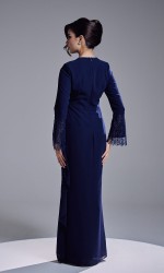 RANIA DRESS - NAVY