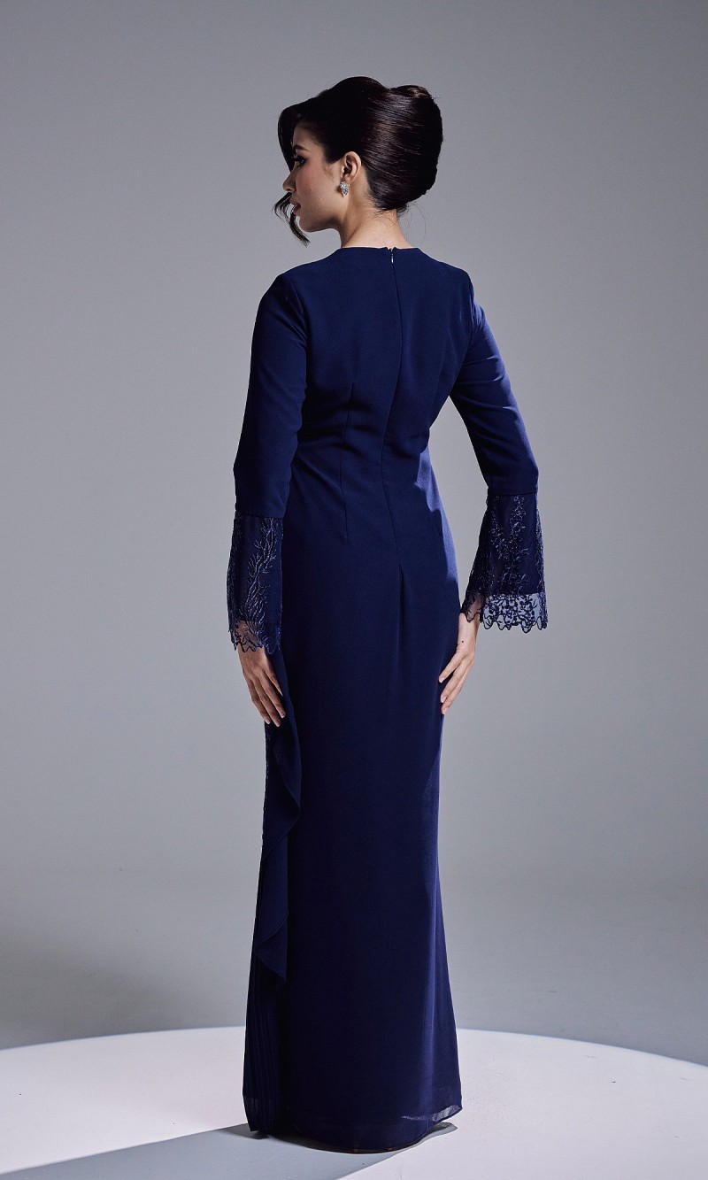 RANIA DRESS - NAVY