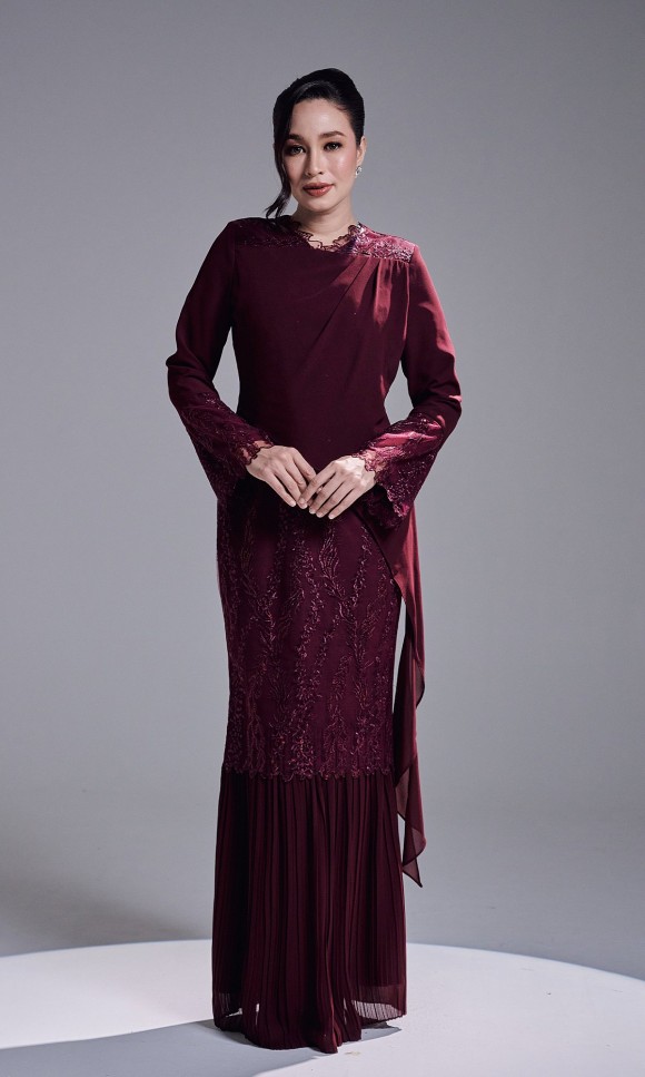 RANIA DRESS - WINE RANIA DRESS - WINE