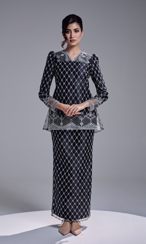 MAHARANI KURUNG - BLACK MAHARANI KURUNG - BLACK
