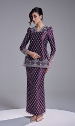 MAHARANI KURUNG - DARK PURPLE