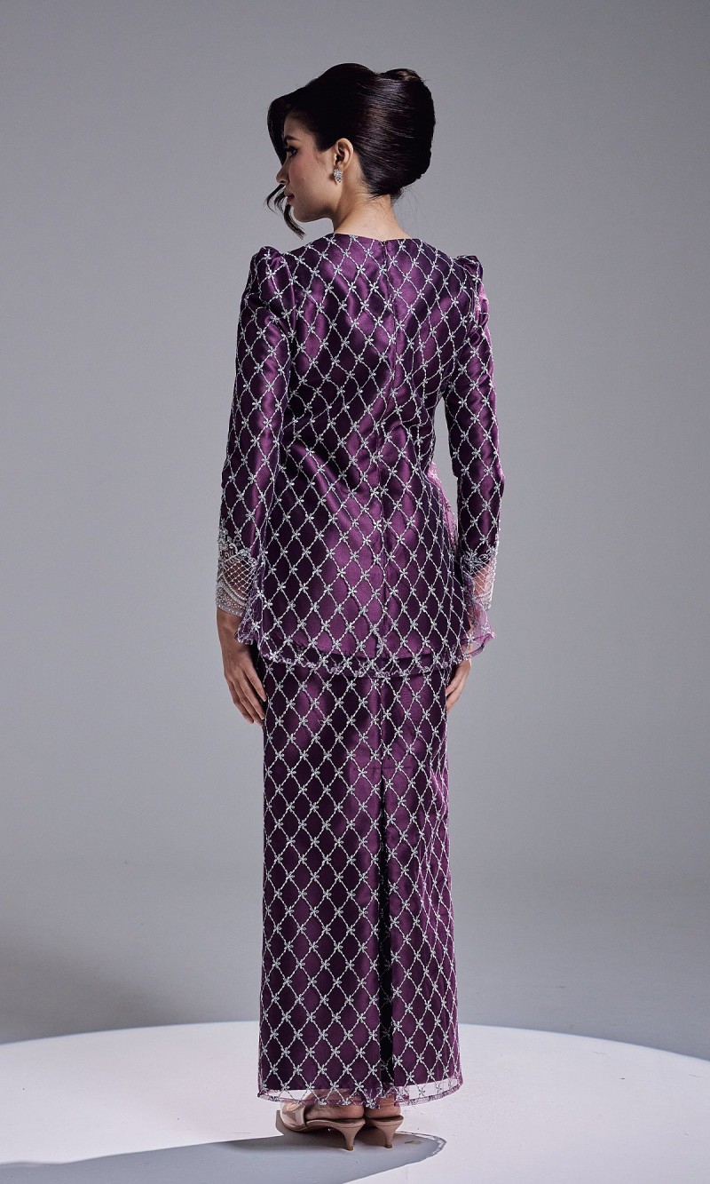 MAHARANI KURUNG - DARK PURPLE
