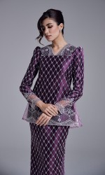 MAHARANI KURUNG - DARK PURPLE