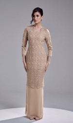 AVIANA DRESS - GOLD