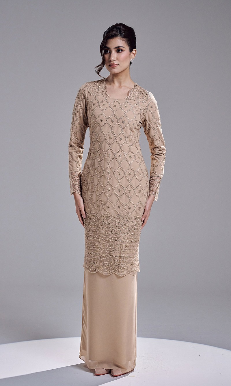 AVIANA DRESS - GOLD
