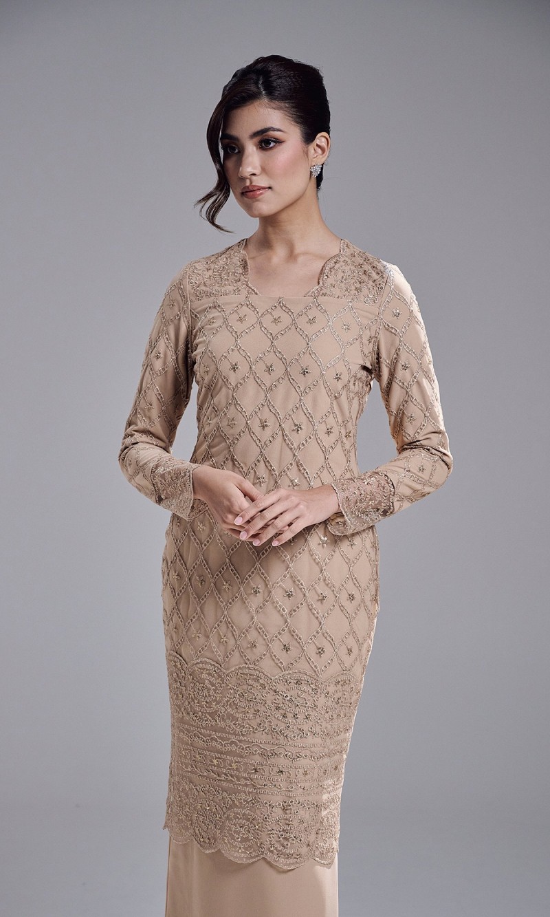 AVIANA DRESS - GOLD