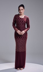 AVIANA DRESS - WINE
