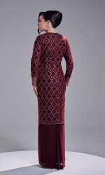 AVIANA DRESS - WINE