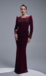 ASRIVIA DRESS - WINE