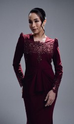 ASRIVIA DRESS - WINE