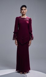 RAISHA KURUNG - BURGUNDY