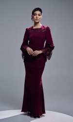 RAISHA KURUNG - BURGUNDY