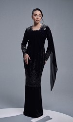 AURORA DRESS - BLACK