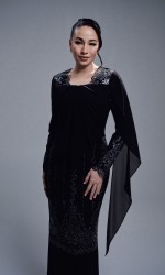 AURORA DRESS - BLACK