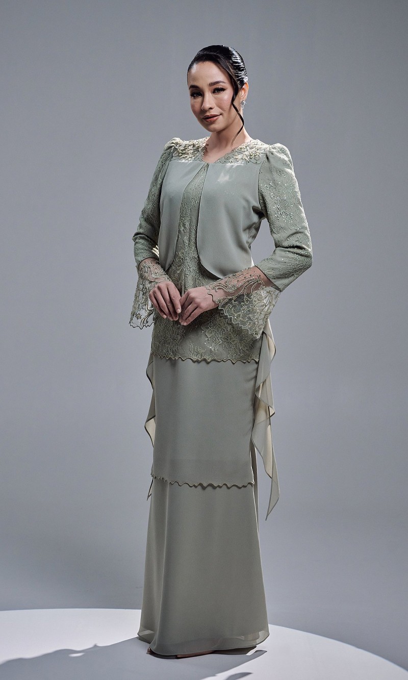 MIREYA DRESS - GEORGIAN GREEN