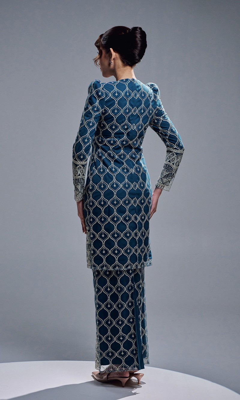 ELVIANA KURUNG - TEAL BLUE